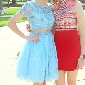 2- Piece Sherri Hill Prom Dress